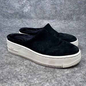 Nike Air Force 1 Lover XX Slip-On Shoes Black Size Womens 7M Metallic Sneakers